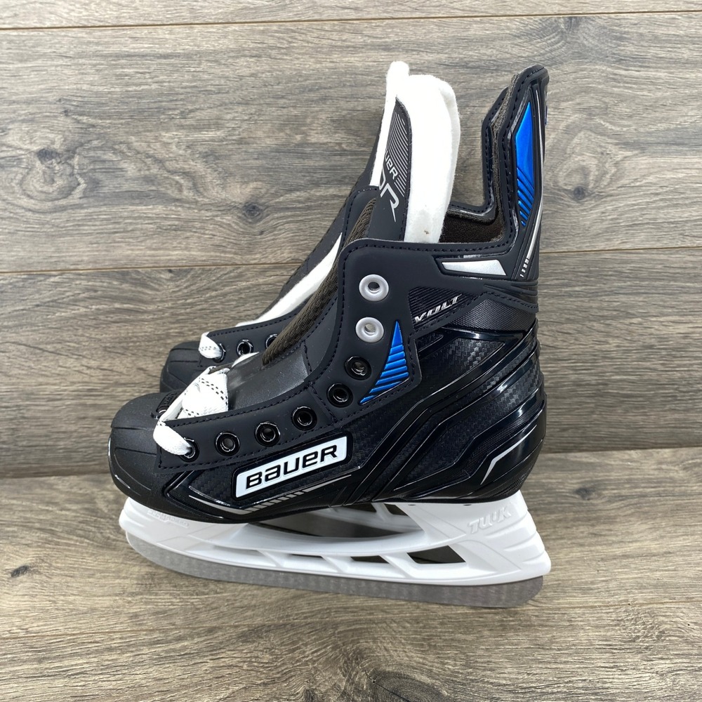 Bauer Vapor Volt Ice Hockey Skates Junior Size 1.0 R Black Blue S21 1059217